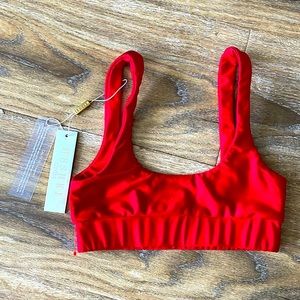 Meshki Swim Lenia Bikini Top NWT